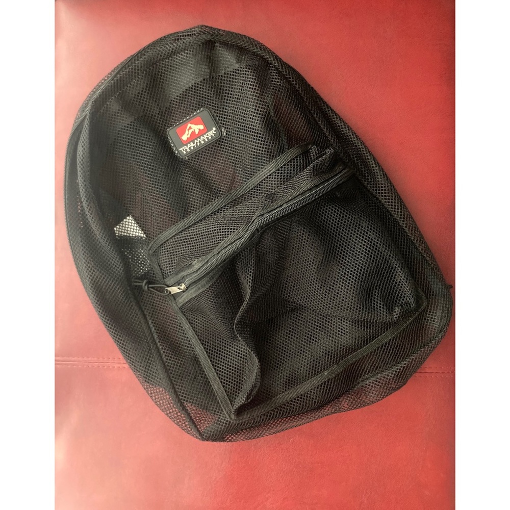 Trailmaker Basic Mesh Black Backpack - image 2